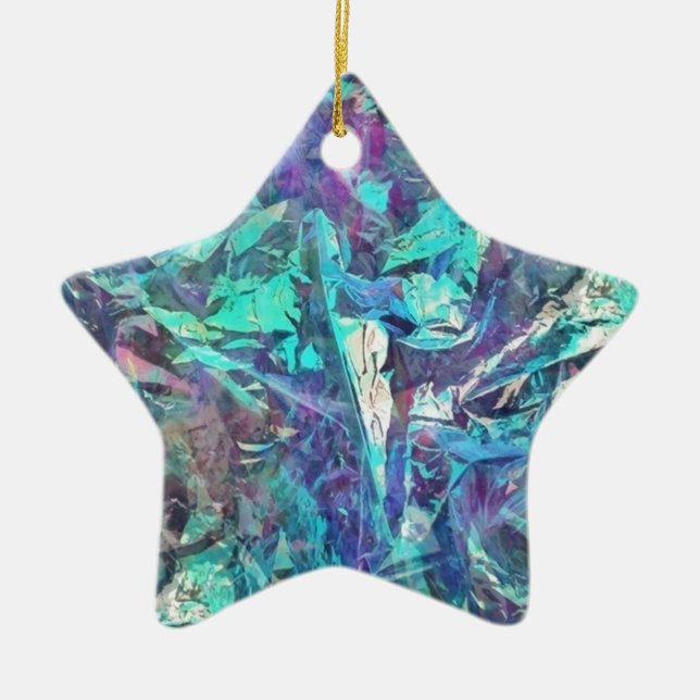 Ornement En Céramique iridescente (Devant)