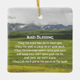 Ornement En Céramique Irish Blessing Green Valley Photo