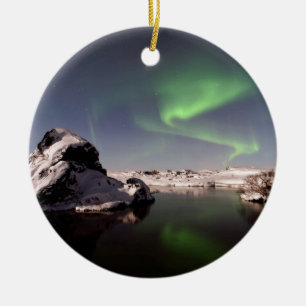 Ornement En Céramique Islande en hiver