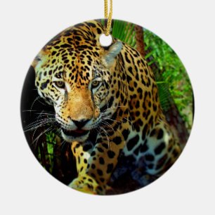 Ornement En Céramique Jaguar