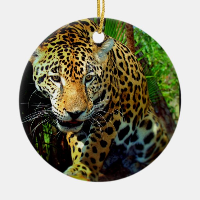 Ornement En Céramique Jaguar (Devant)