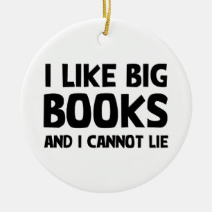 Ornement En Céramique J'aime de grands livres