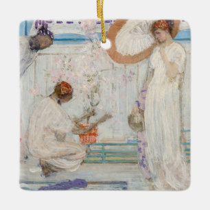 Ornement En Céramique James Whistler - Symphonie blanche, Trois filles