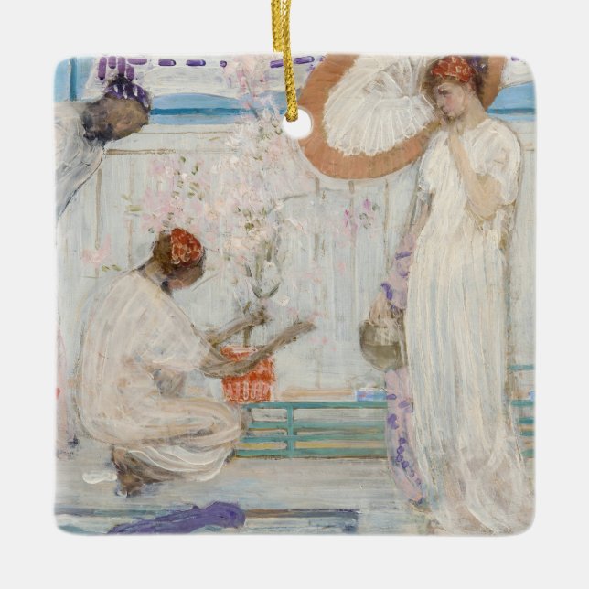Ornement En Céramique James Whistler - Symphonie blanche, Trois filles (Devant)