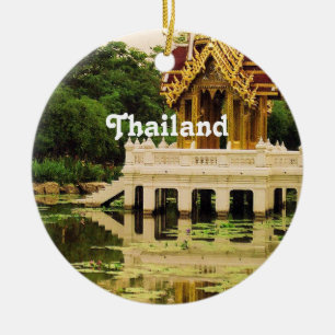 Ornement En Céramique Jardin de l'eau de la Thaïlande