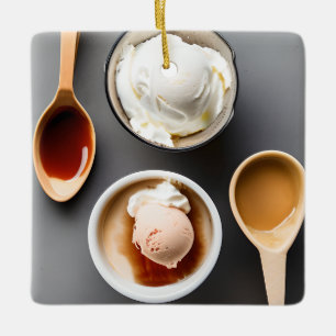 Ornement En Céramique Je fond pour toi   Bol de Pistolets de Crème de gl