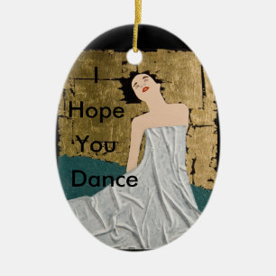 Ornement En Céramique Je vous espère danse