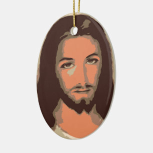 ORNEMENT EN CÉRAMIQUE JESUS CHRIST