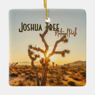 Ornement En Céramique Joshua Tree National Park Souvenir Cadeau