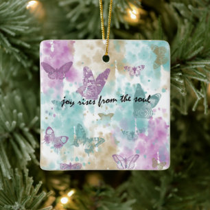 Ornement En Céramique Joy Rises from the Soul