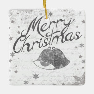 Ornement En Céramique Joyeux Noël cloches