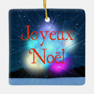 Ornement En Céramique Joyeux Noel - Jack Frost