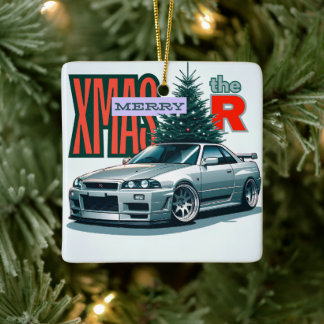Ornement En Céramique Joyeux Noël - (Légendes JDM)
