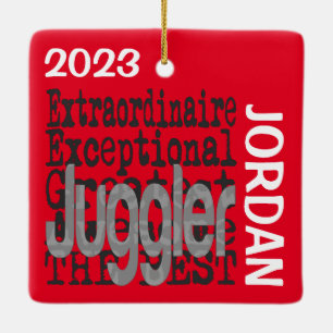 Ornement En Céramique Juggler Extraordinaire CUSTOM