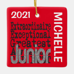 Ornement En Céramique Junior Extraordinaire CUSTOM