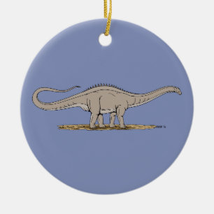 Ornement En Céramique Jurassique Dinosaure Apatosaurus