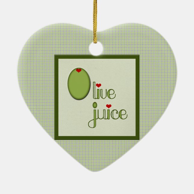 Ornement En Céramique Jus olive (Dos)