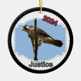 Ornement en céramique Justice 2024