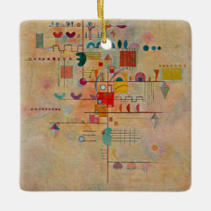 Ornement En Céramique Kandinsky - Ascent gracieux, célèbre peinture,