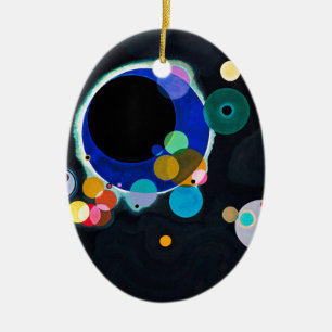 Ornement En Céramique Kandinsky Plusieurs Cercles Artwork