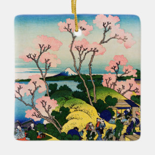 Ornement En Céramique Katsushika Hokusai - Gotenyama, Tokaido, Shinagawa