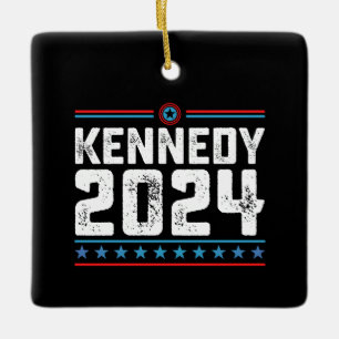 Ornement En Céramique Kennedy Président 2024