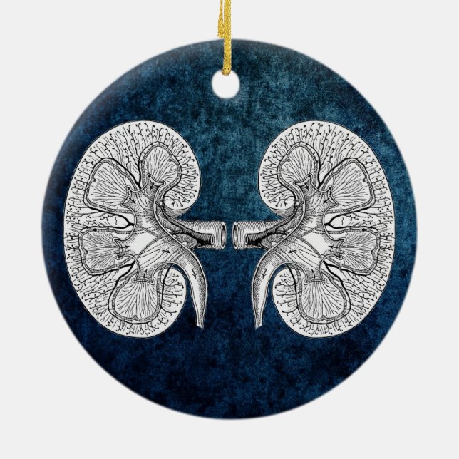 ORNEMENT EN CÉRAMIQUE KIDNEY 2 (Dos)