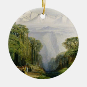Ornement En Céramique Kinchinjunga de Darjeeling, 1879 (huile sur la