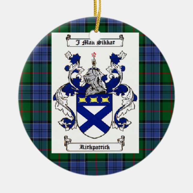 Ornement En Céramique Kirkpatrick (Devant)