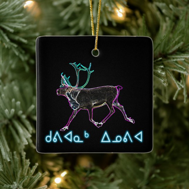 Ornement En Céramique Kuvianak Innovia - Caribou électrique (Arbre)