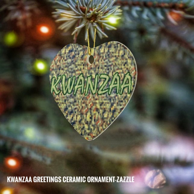 Ornement En Céramique Kwanzaa (Créateur téléchargé)