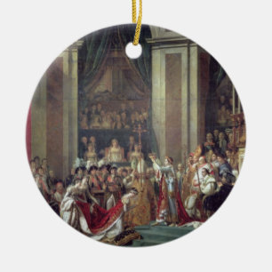 Ornement En Céramique La consécration du napoléon d'empereur
