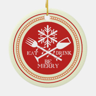 Ornement En Céramique La couleur faite sur commande mangent la boisson