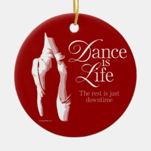 Ornement En Céramique La danse, c'est la vie