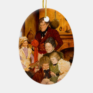 Ornement En Céramique La famille Cratchit