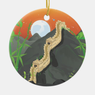 Ornement En Céramique La Grande Muraille de Chine