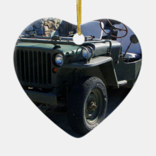 Ornement En Céramique La jeep de Willy classique