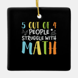 Ornement En Céramique La lutte des enseignants de mathématiques avec le