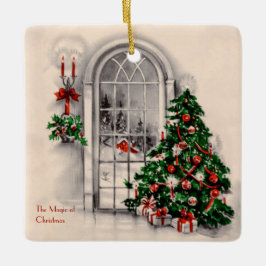 Ornement En Céramique La magie de Noël à l'ornement de la maison