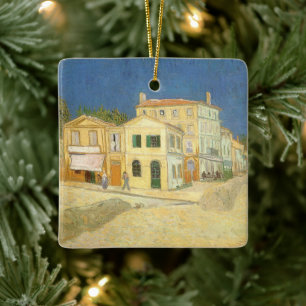 Ornement En Céramique La Maison jaune de Vincent van Gogh