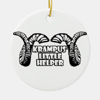 Ornement En Céramique La petite aide de Krampus