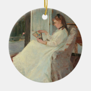 Ornement En Céramique La soeur de l'artiste à une fenêtre, 1869