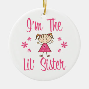 Ornement En Céramique La soeur Lil'