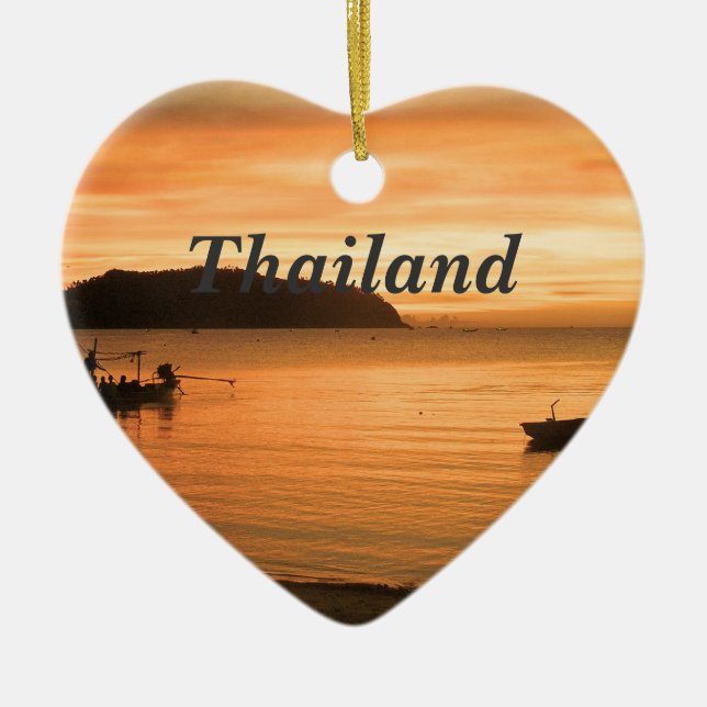 Ornement En Céramique La Thaïlande (Devant)