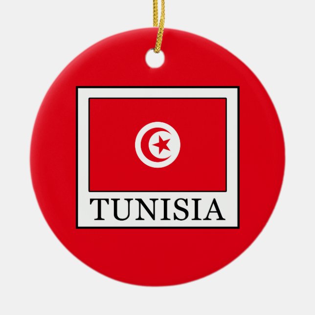Ornement En Céramique La Tunisie (Devant)