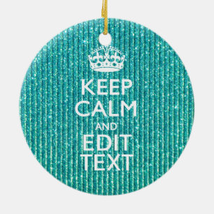 Ornement En Céramique La turquoise maintiennent le calme et votre texte
