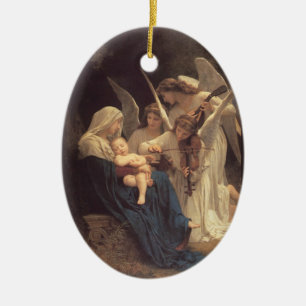 Ornement En Céramique La Vierge aux Anges