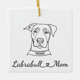 Ornement En Céramique Labrabull Maman