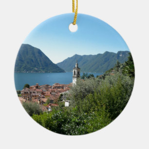 Ornement En Céramique Lac Como