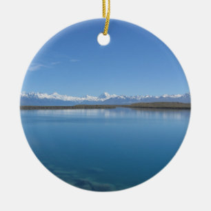 Ornement En Céramique Lac Tekapo, Nouvelle Zélande